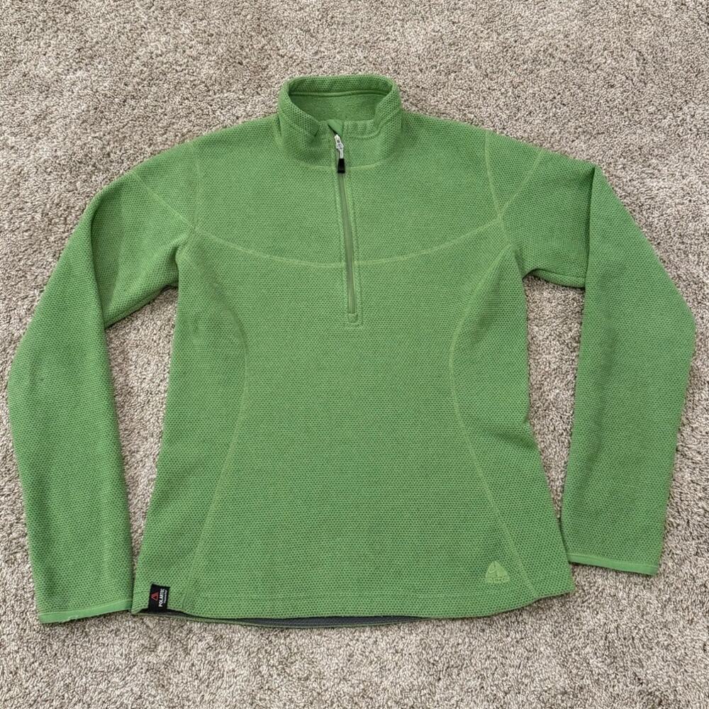 Nike ACG Women's Green 1/4 Zip Sweater size Small